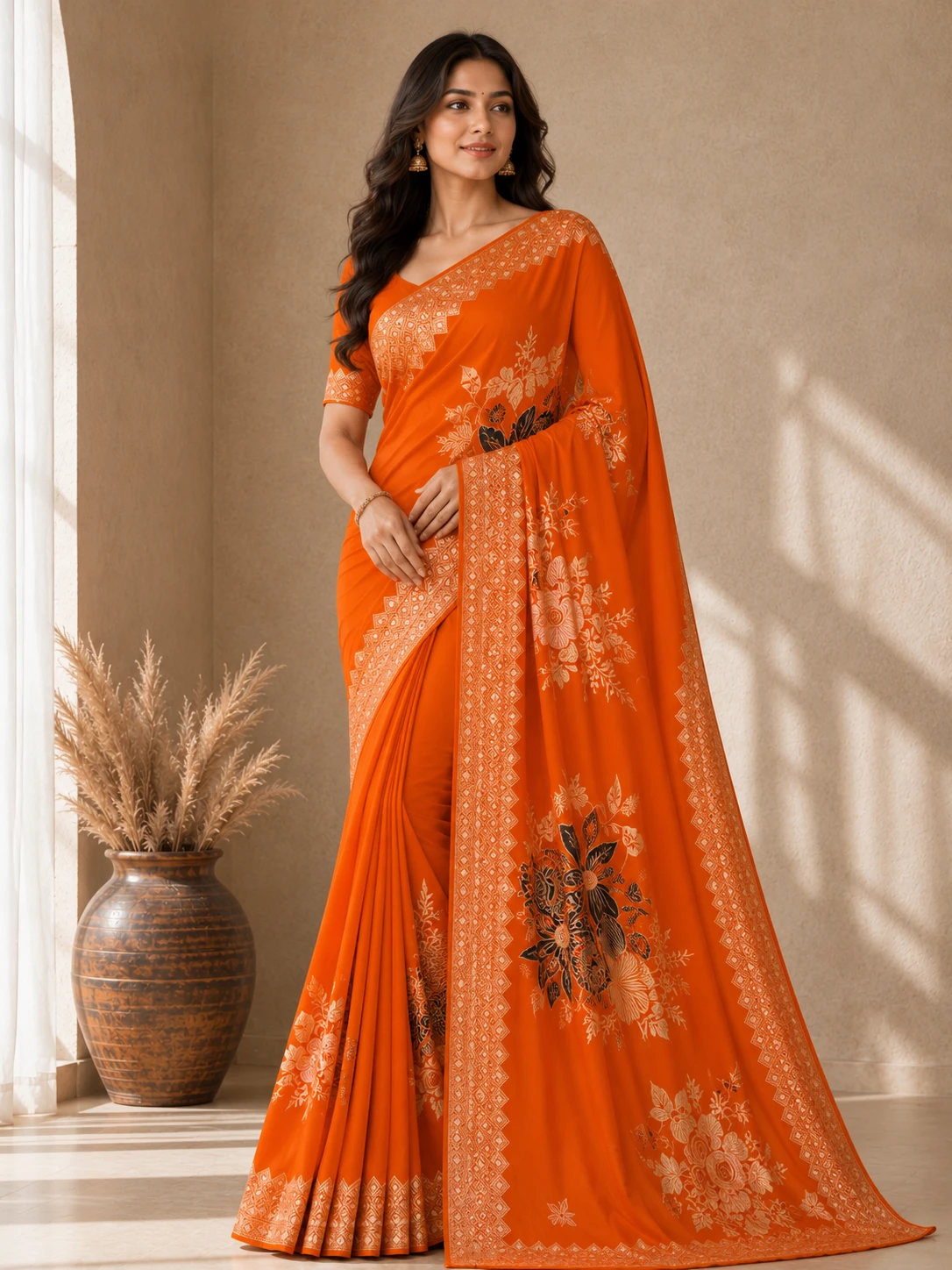 Zari Woven Saree with Blouse Piece